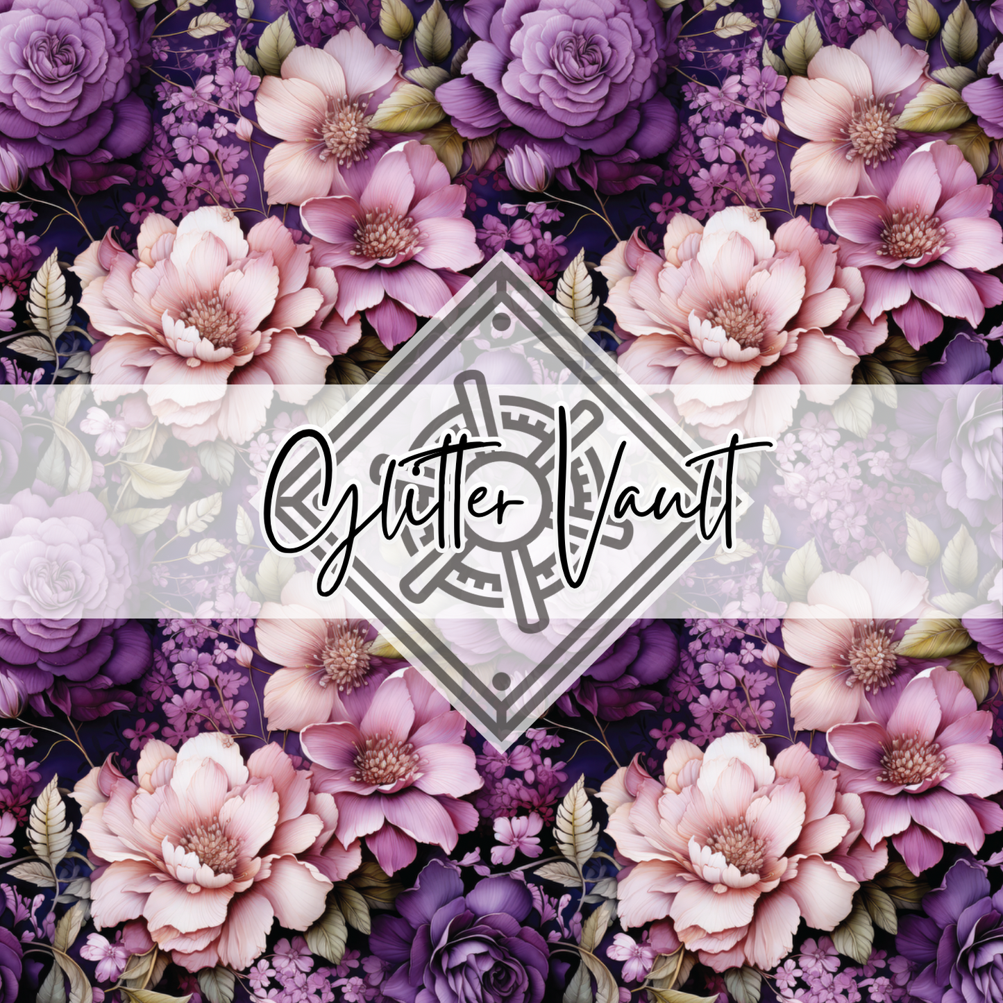 #1119 - Floral Romance Vinyl Print