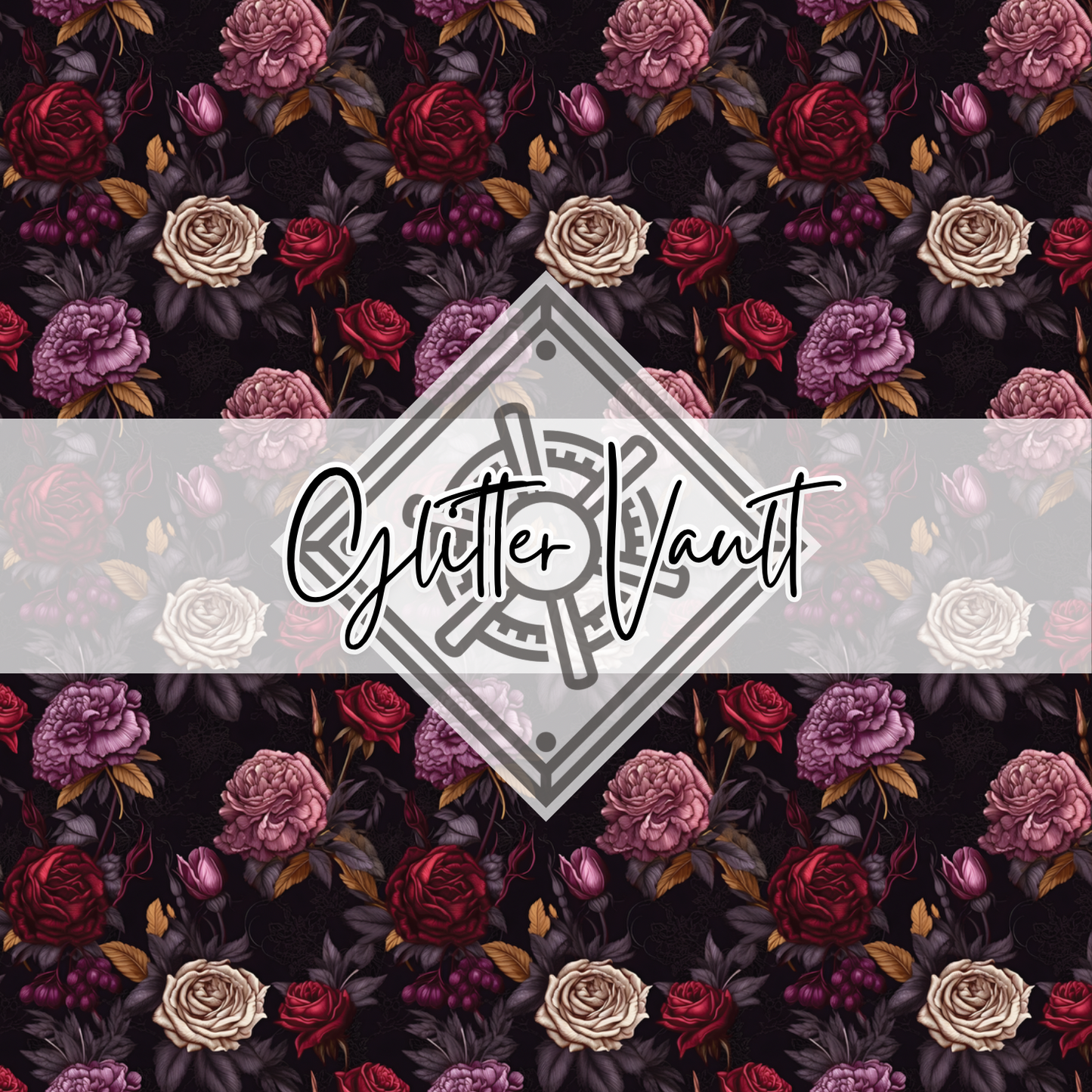 #1124 - Floral Romance Vinyl Print