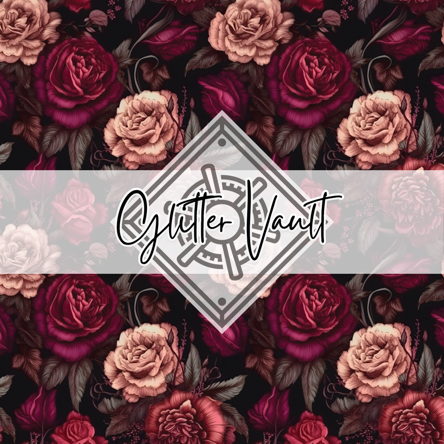 #1127 - Floral Romance Vinyl Print