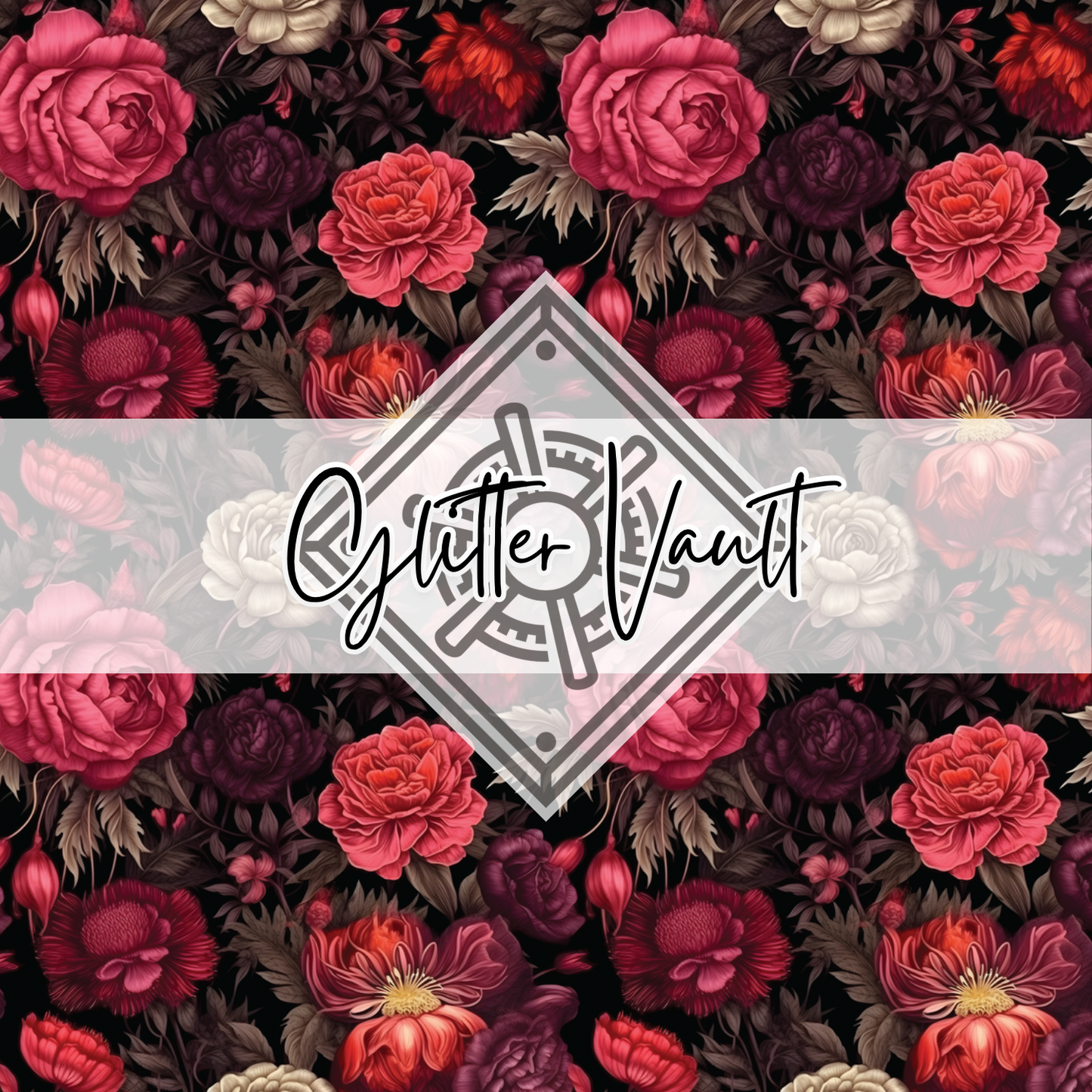 #1130 - Floral Romance Vinyl Print