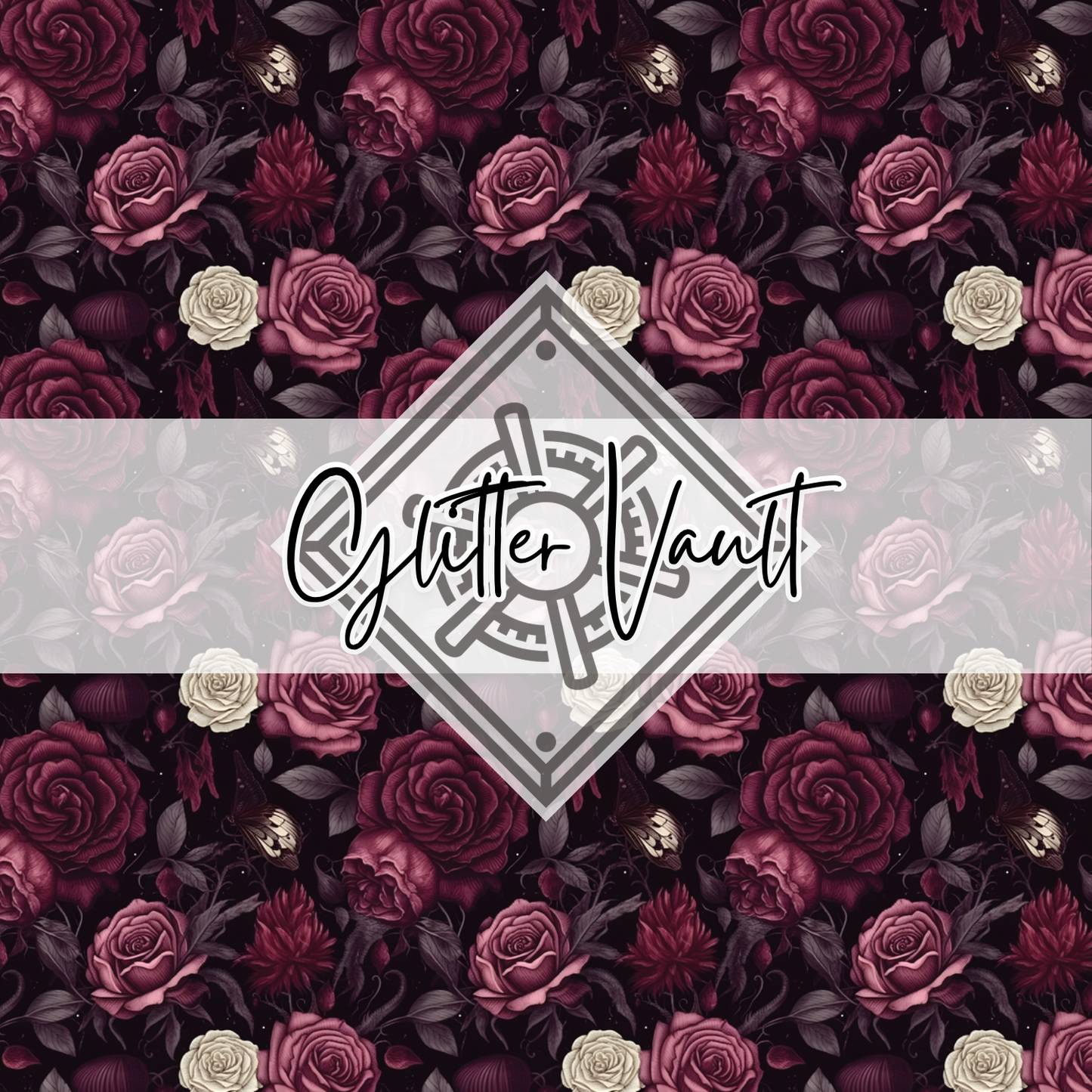 #1132 - Floral Romance Vinyl Print