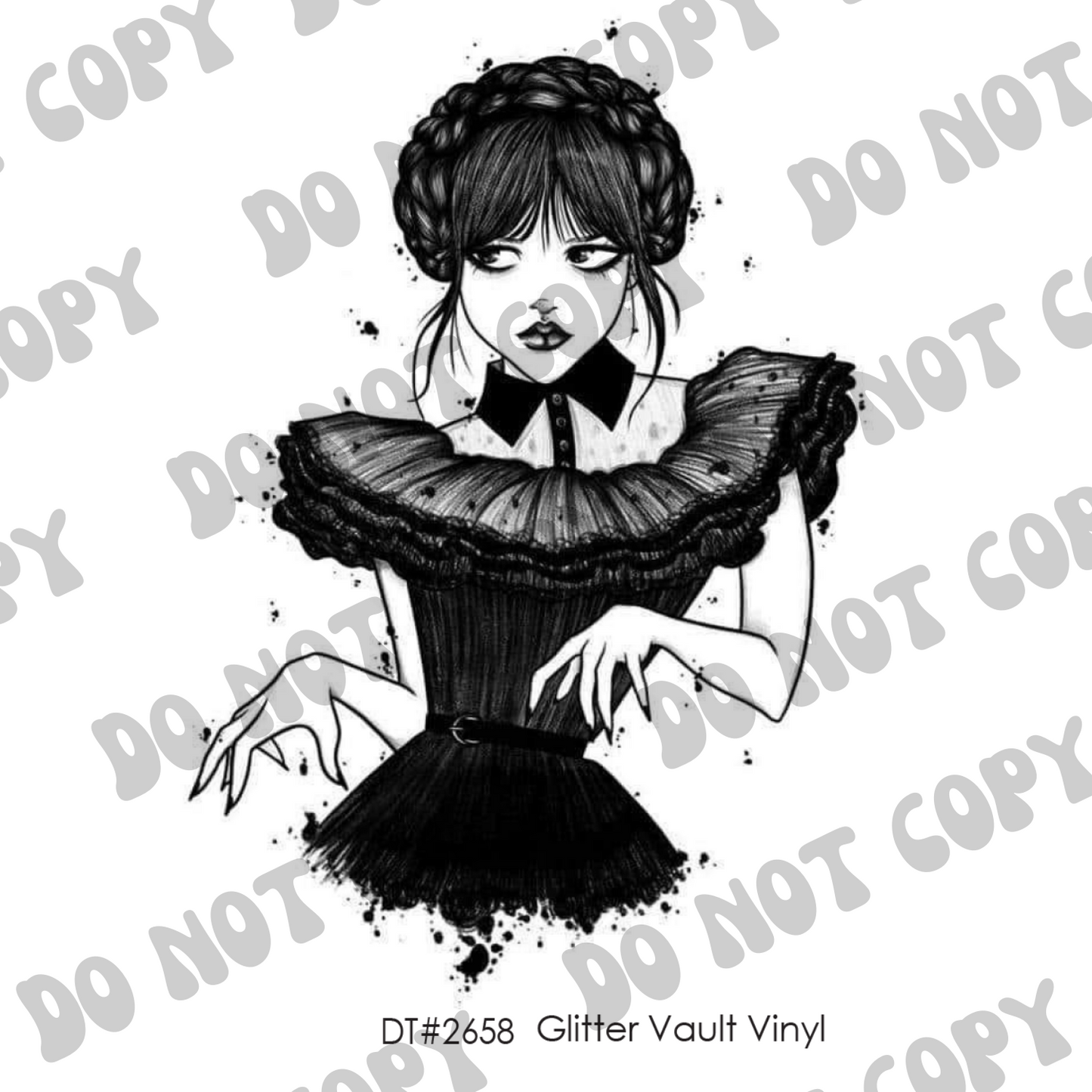 DT# 2658 - Wednesday - Transparent Decal