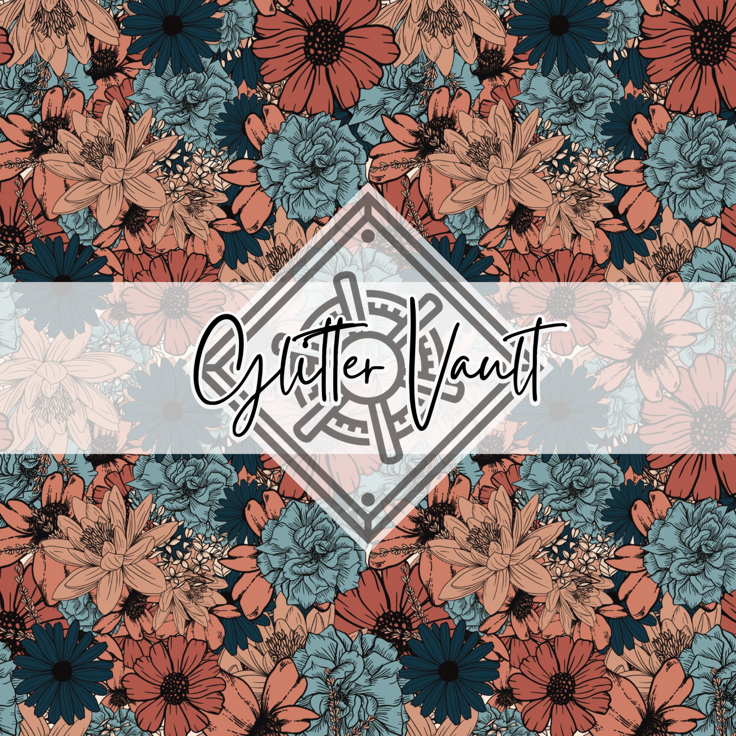 #1109 - Floral Medley Vinyl Print