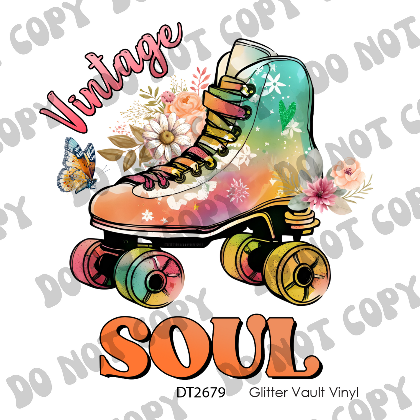 DT# 2679 - Vintage Soul - Transparent Decal