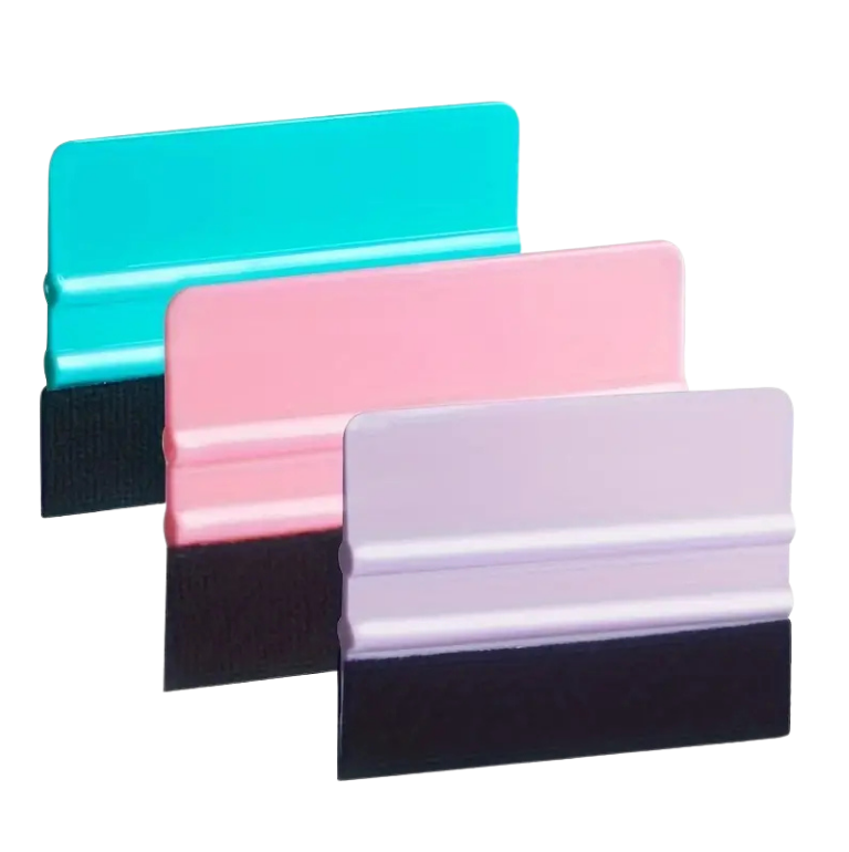 Vinyl Scraper with felt edge