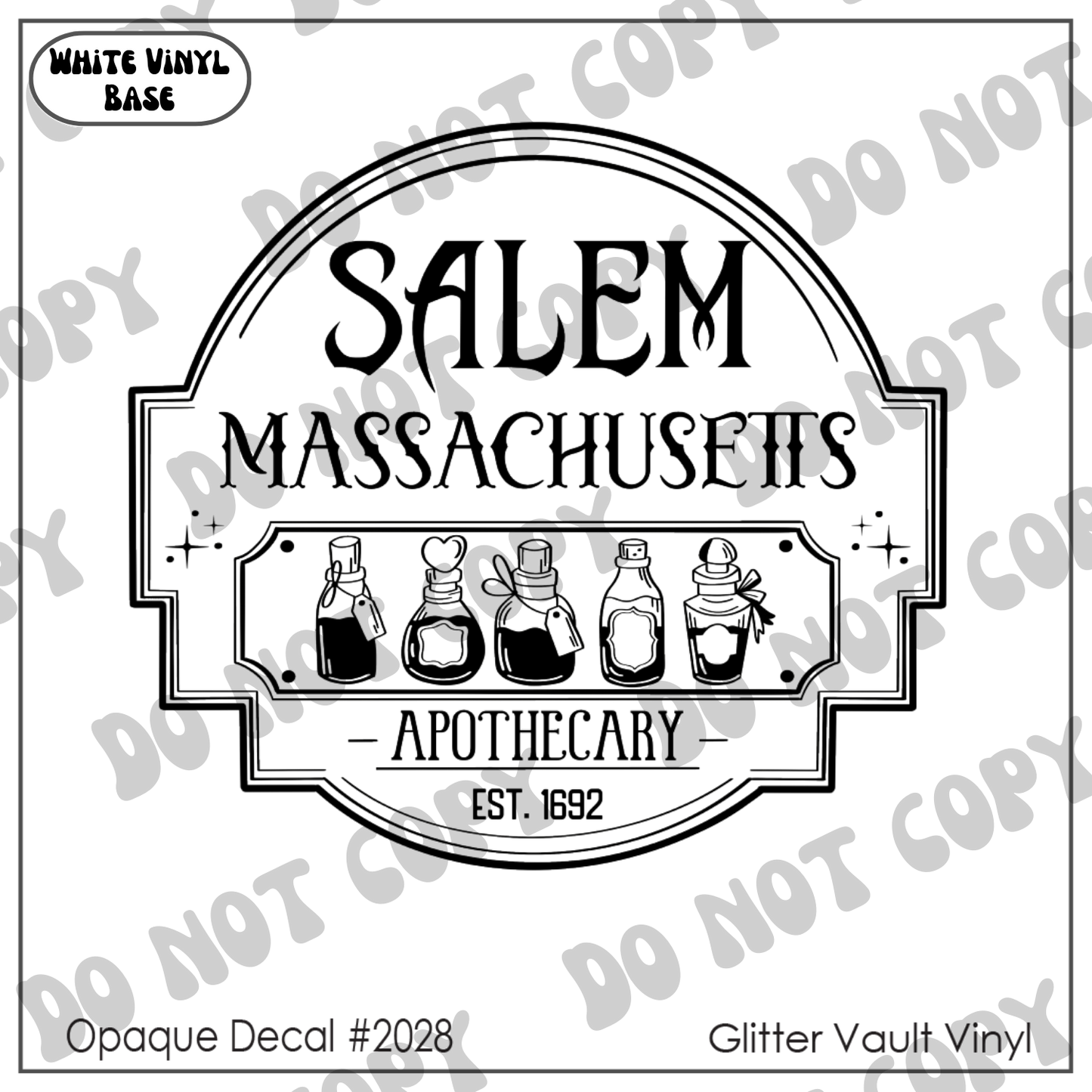 D# 2028 - Apothecary Badge - Opaque Decal