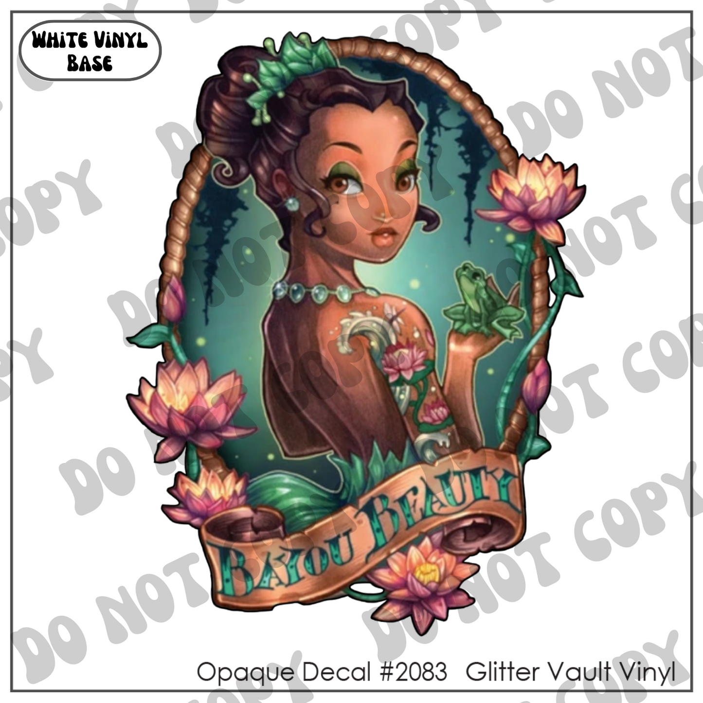 D# 2083 - Bayou Beauty - Opaque Decal