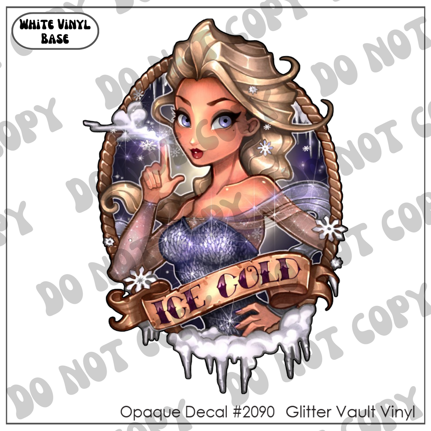 D# 2090 - Elsa - Opaque Decal
