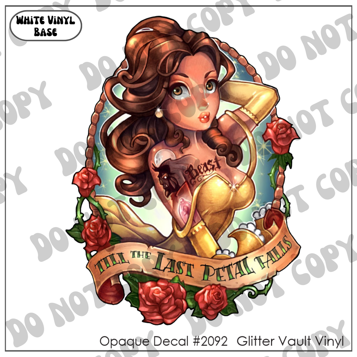 D# 2092 - Beauty - Opaque Decal