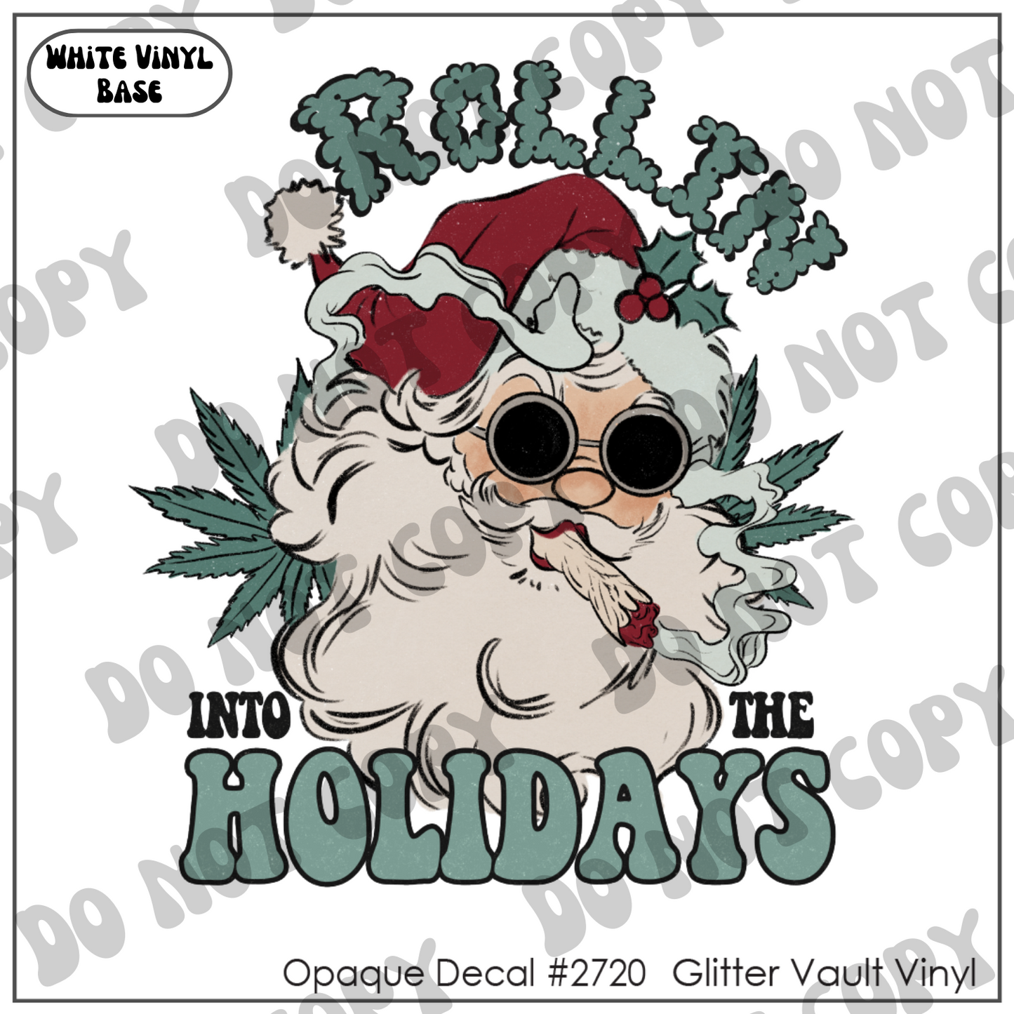 D# 2720 - 320 Themed Christmas - Opaque Decal