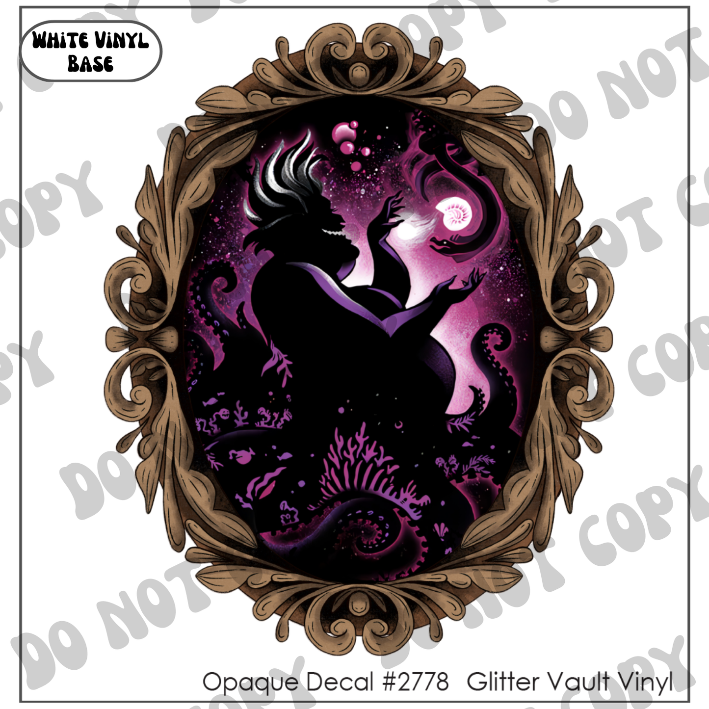 D# 2778 - Sea Witch - Opaque Decal - Light Frame