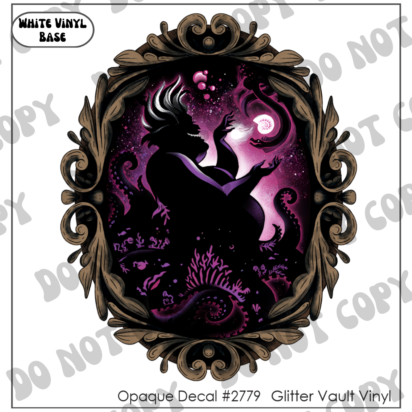D# 2779 - Sea Witch - Opaque Decal - Darker Frame