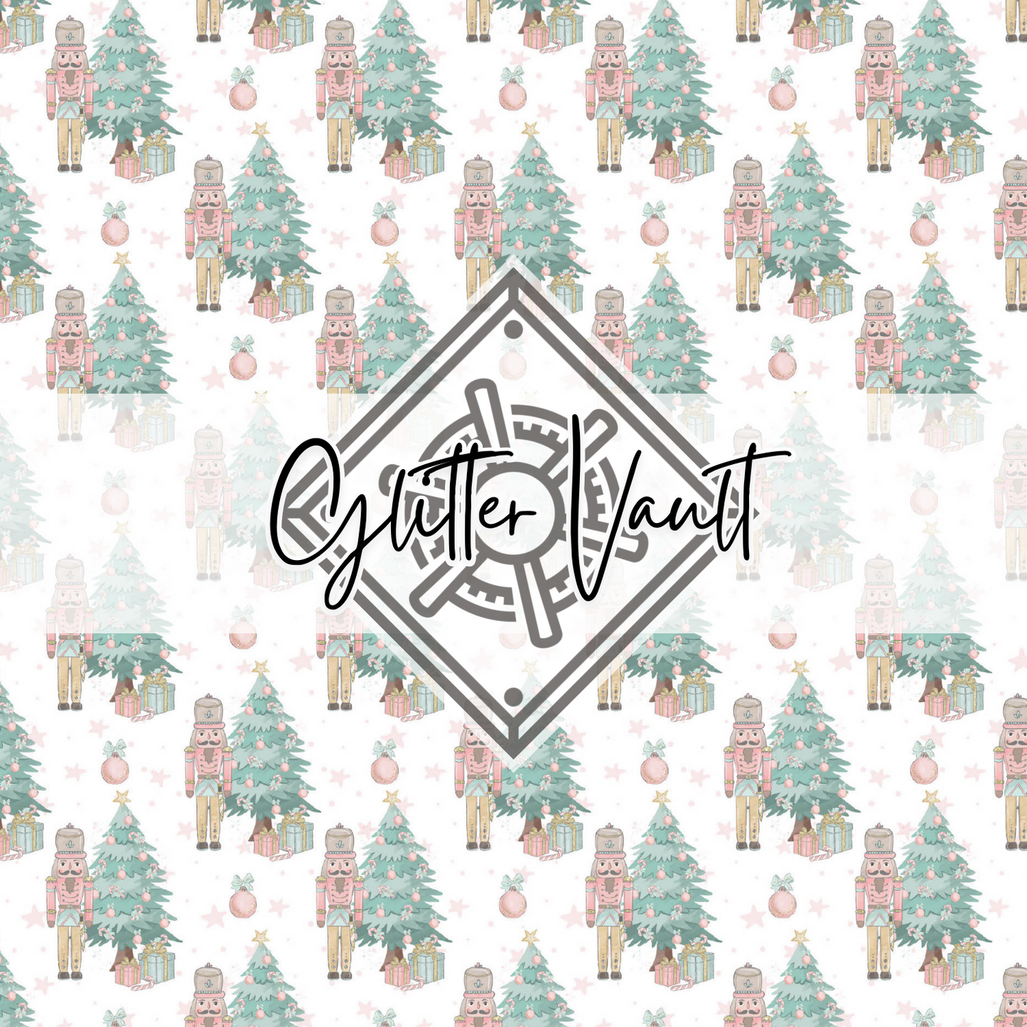#3102 - Nutcracker Vinyl Print - Off White