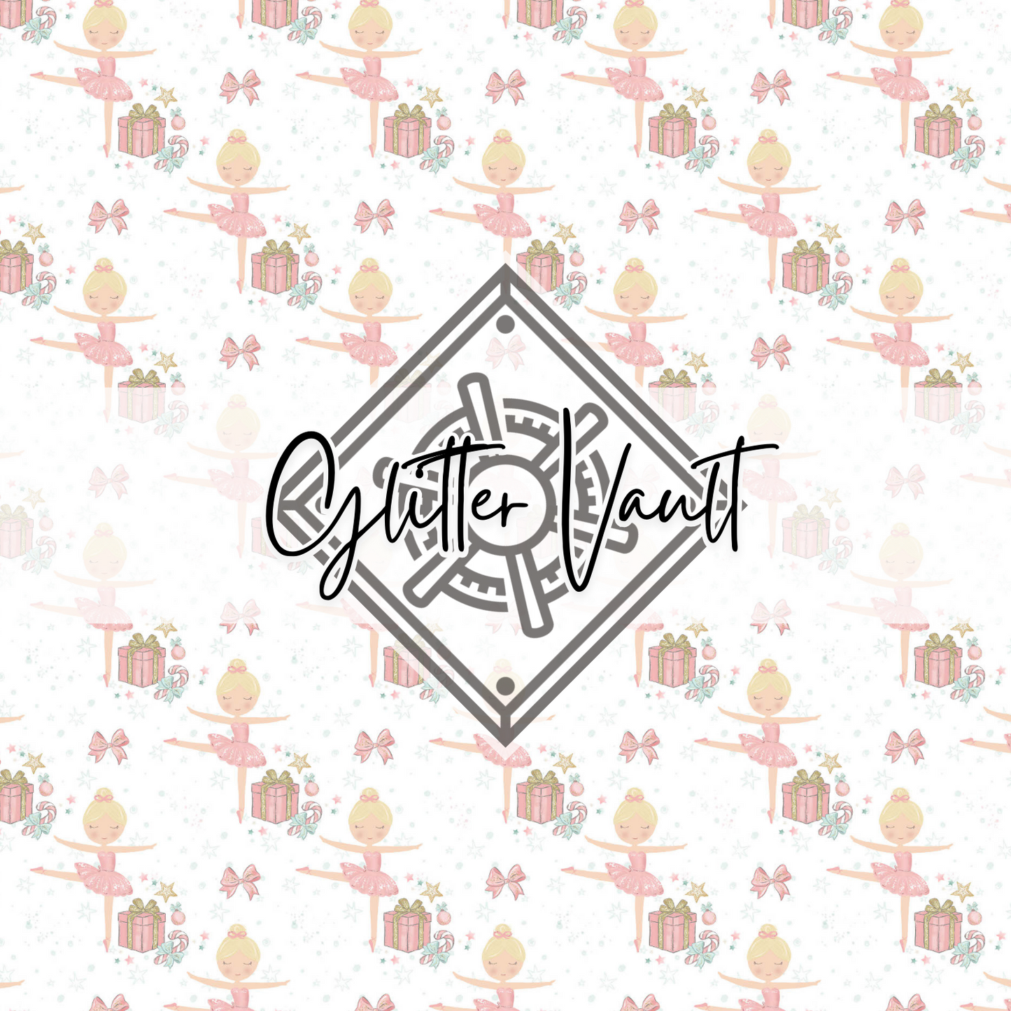 #3105 - Xmas Ballerina Vinyl Print