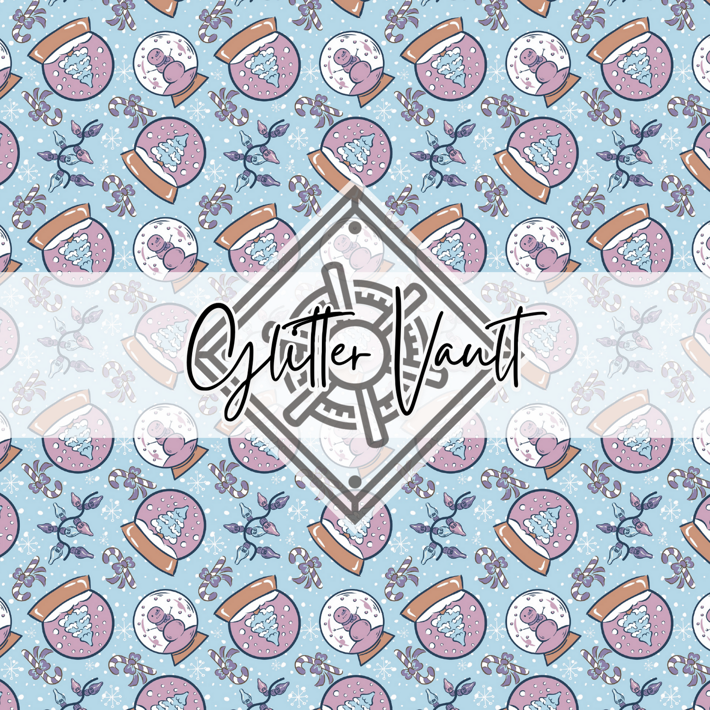 #3147 - Snowglobes Print Vinyl Print