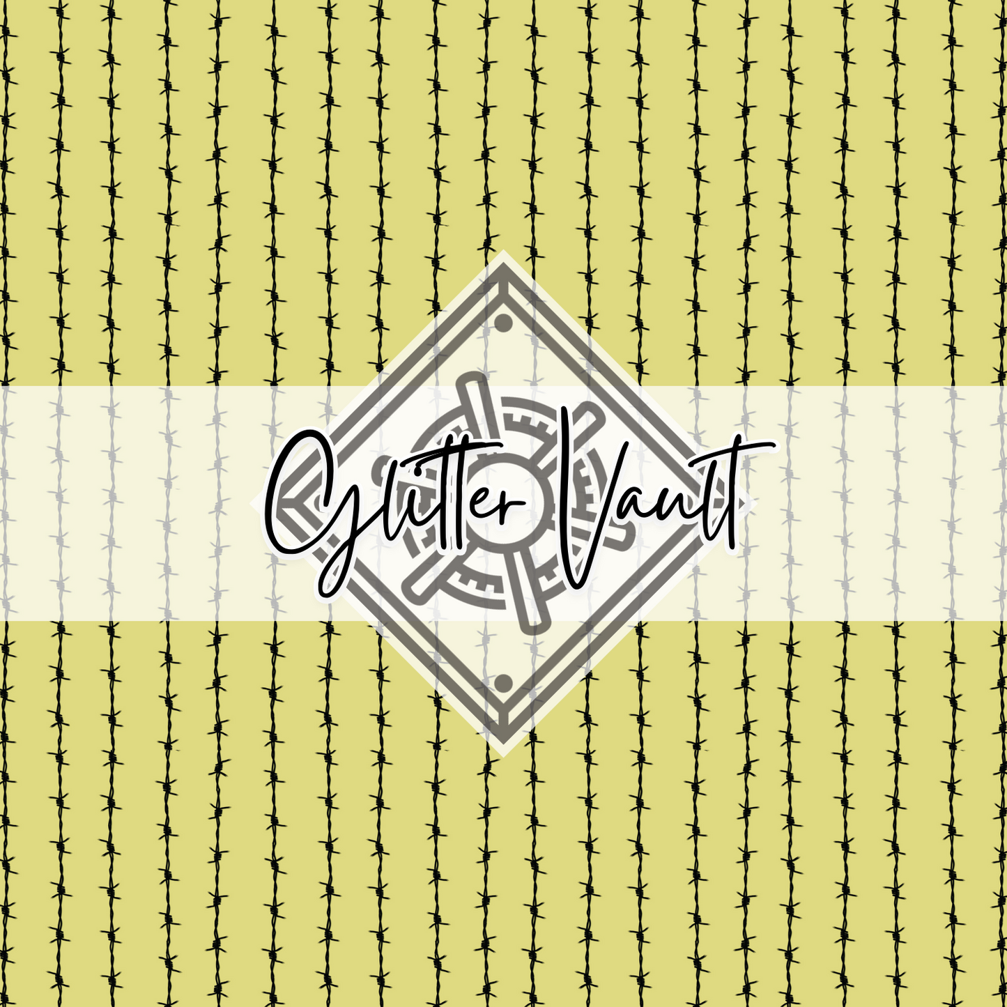 #3346 - Barbed Wire Halloween Vinyl Print