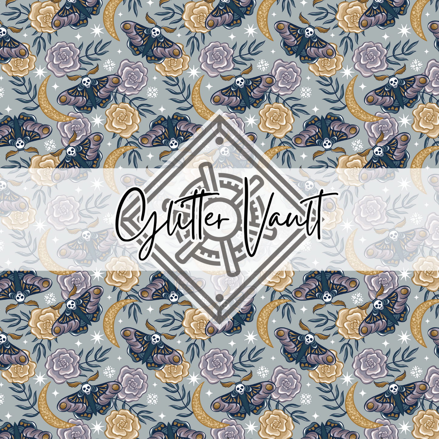 #3361 - Moonlight Moths Vinyl Print