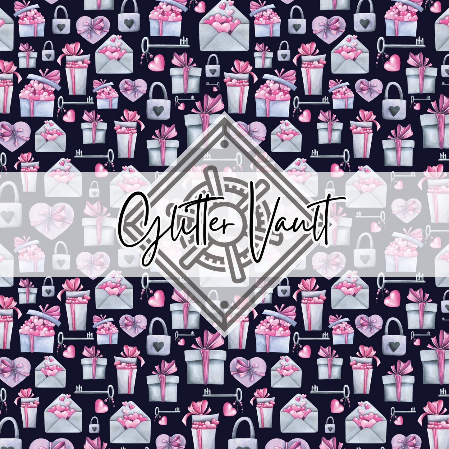 #3424 - Locked Love Vinyl Print