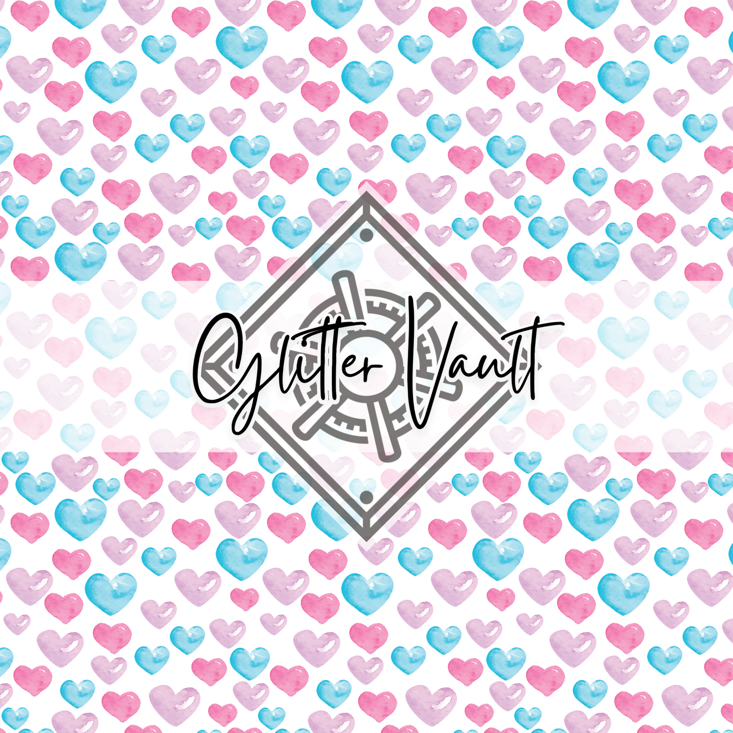#3430 - Watercolour Heart Vinyl Print