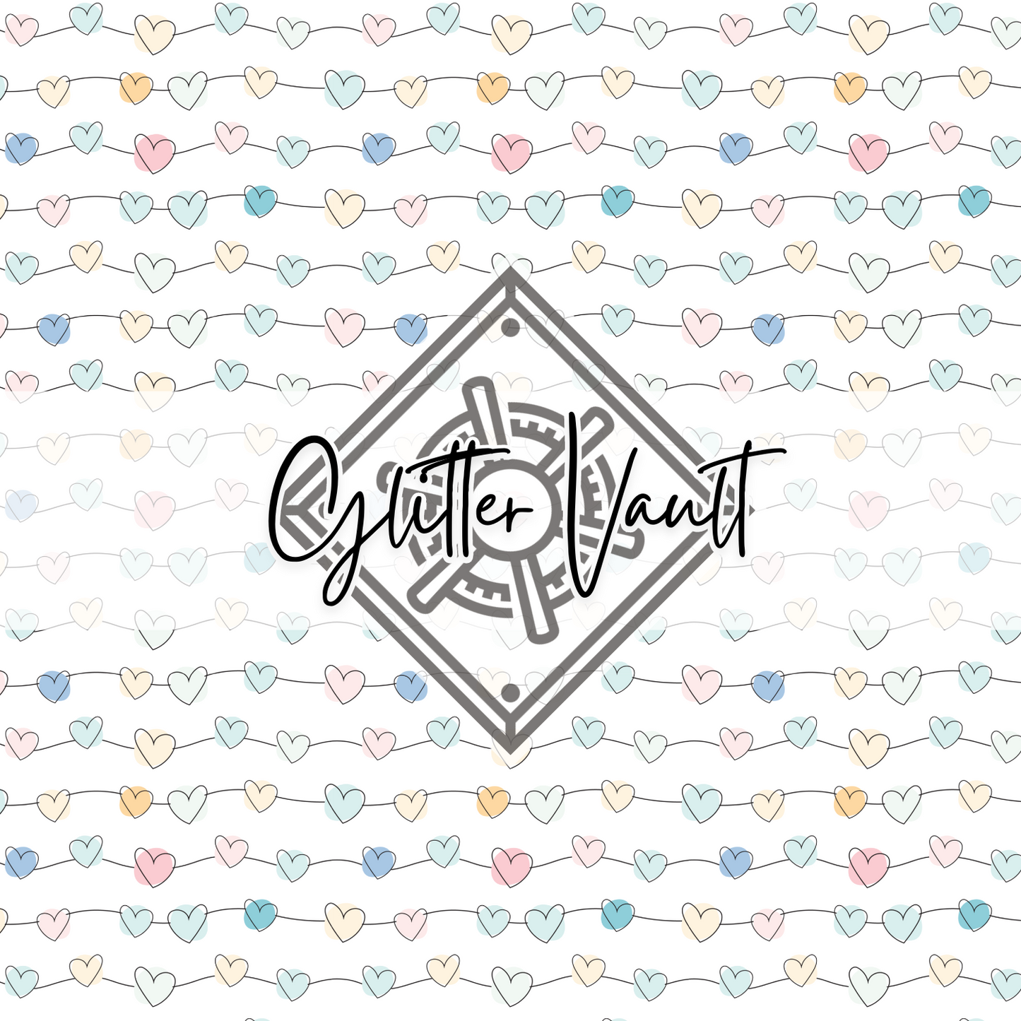 #3436 - Heart on the line Vinyl Print