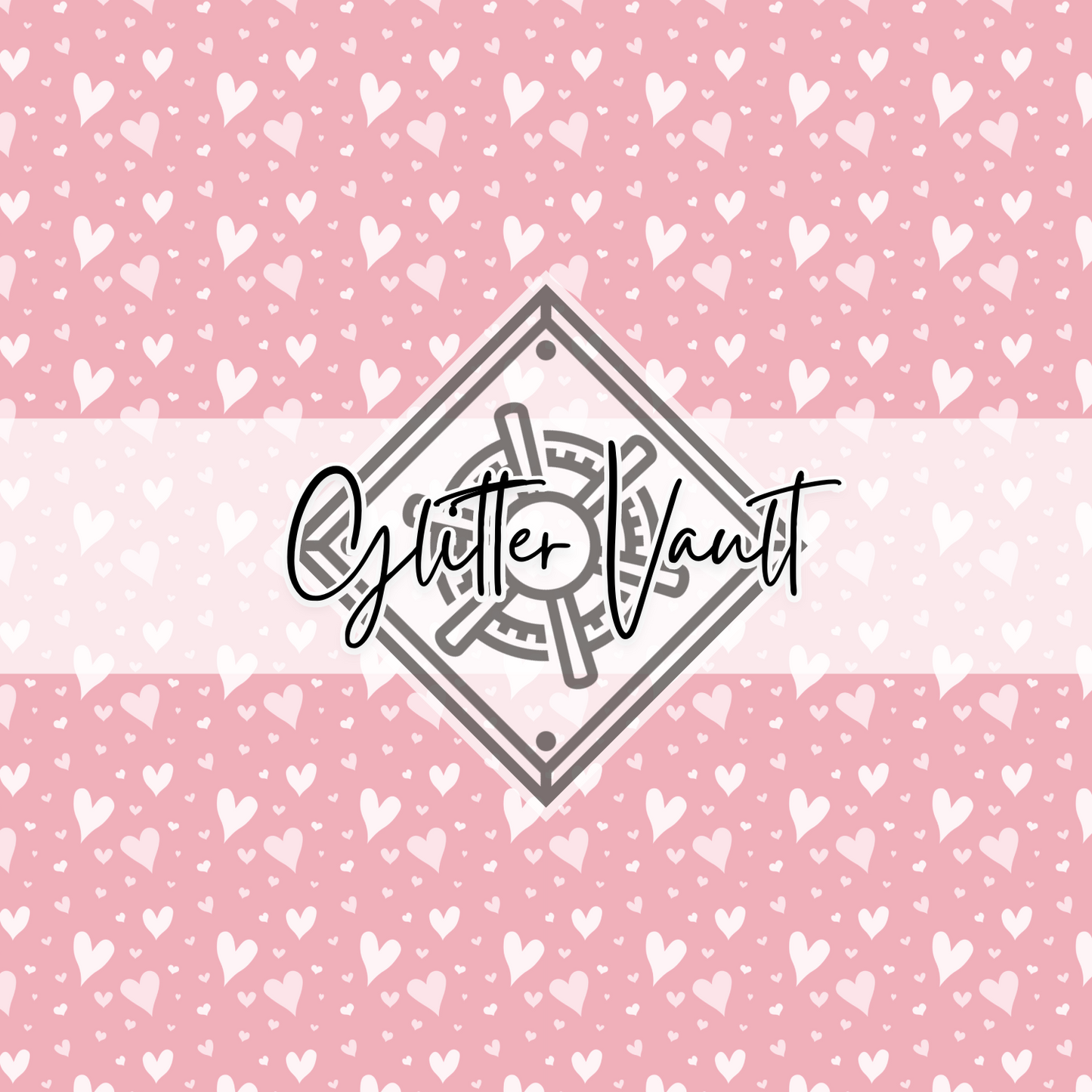 #3437 - Pink Heart Vinyl Print