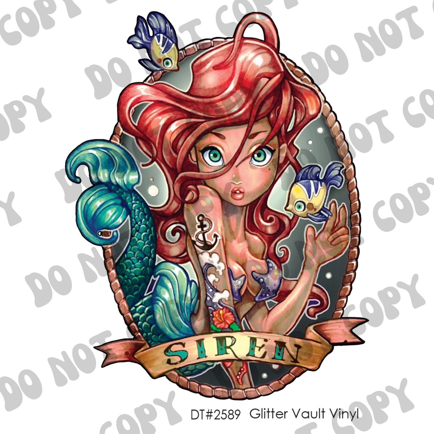 DT# 2589 - Ariel - Transparent Decal