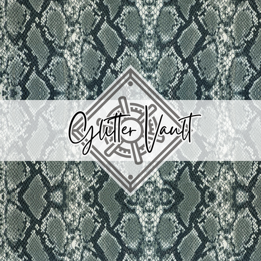 #4049 - Teal Snakeskin Vinyl Print