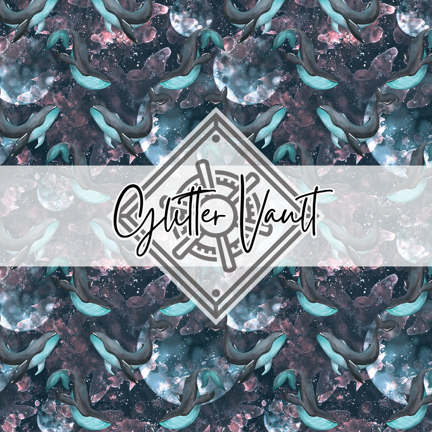 #4056 - Mystical Sea Animals Vinyl Print