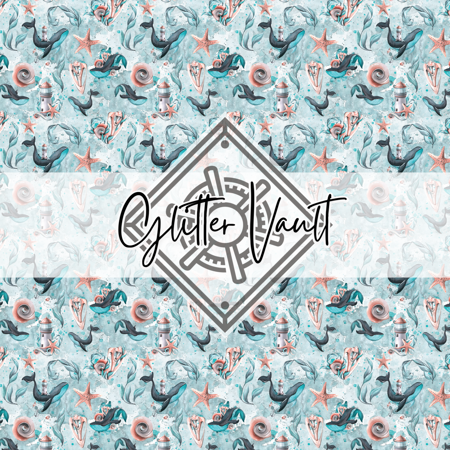 #4057 - Sea Animals Vinyl Print