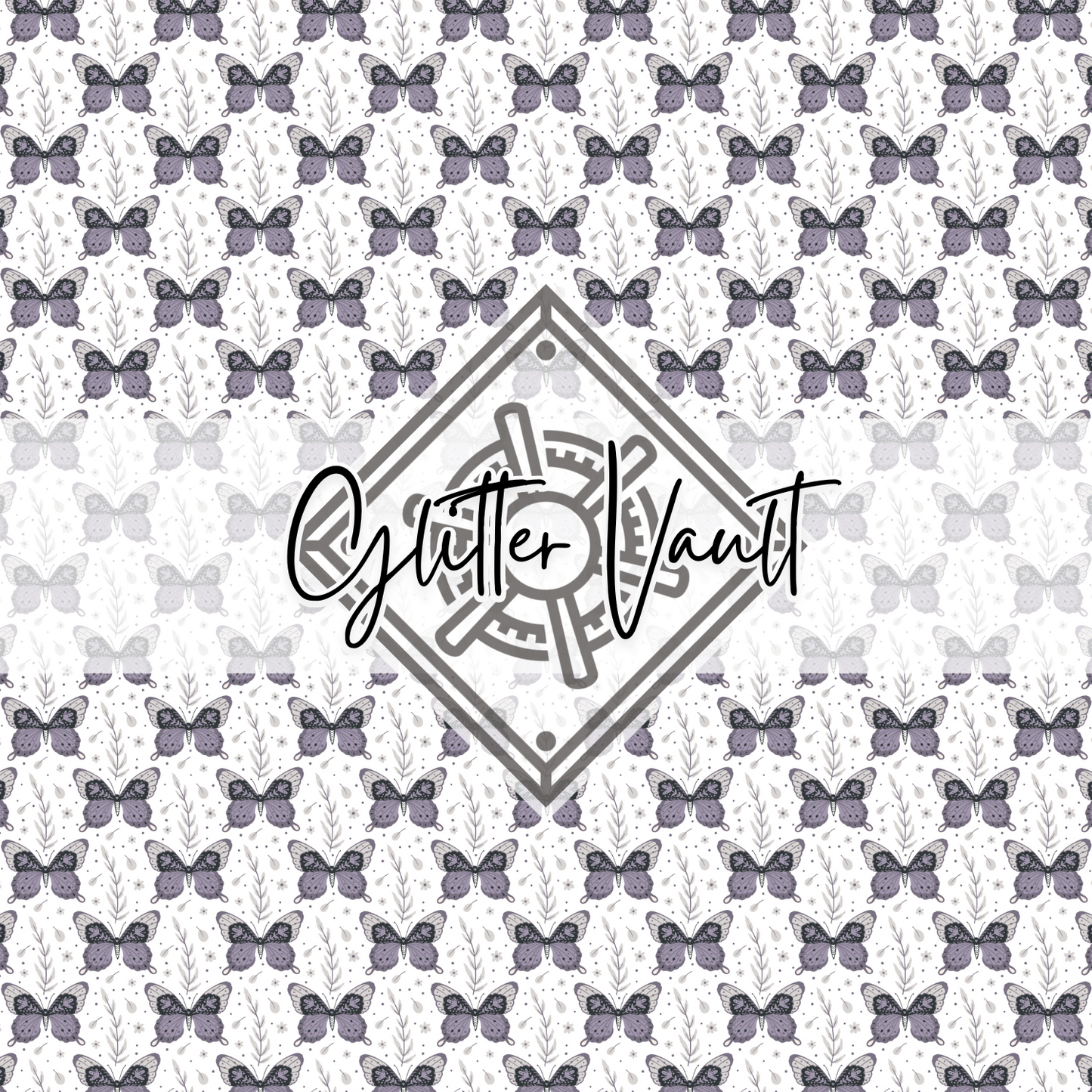 #4068 - Dusk Purple Butterfly Vinyl Print