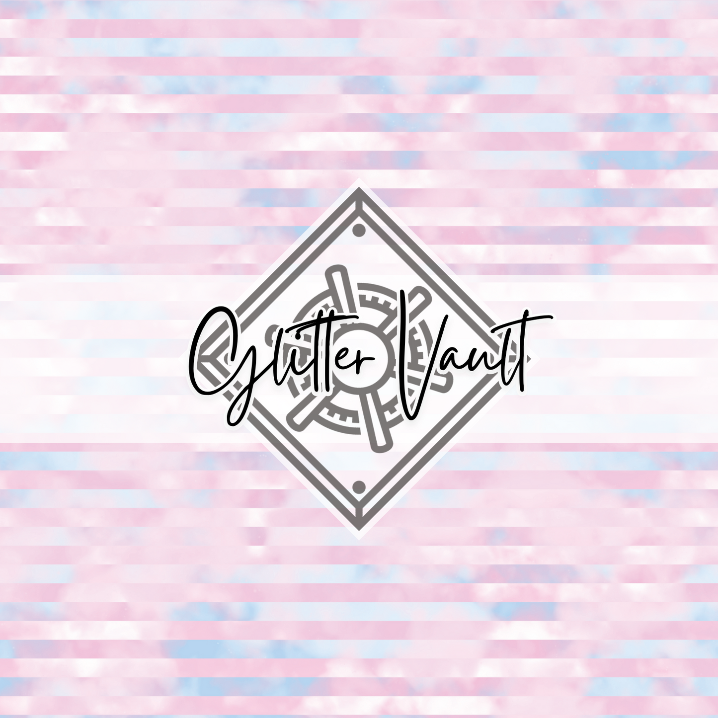 #5021 - Watercolour Stripes Vinyl Print