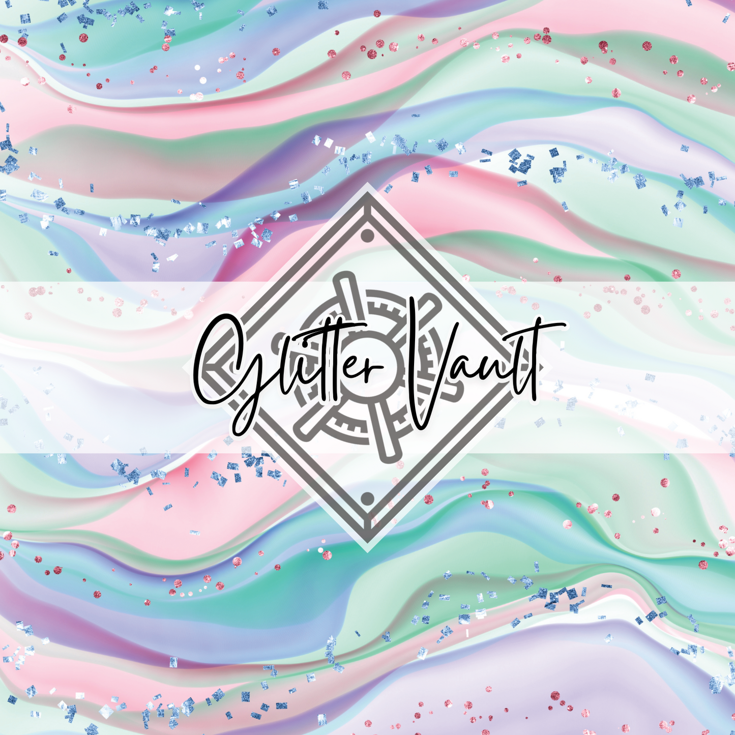 #5040 - Mermaid Waves Vinyl Print