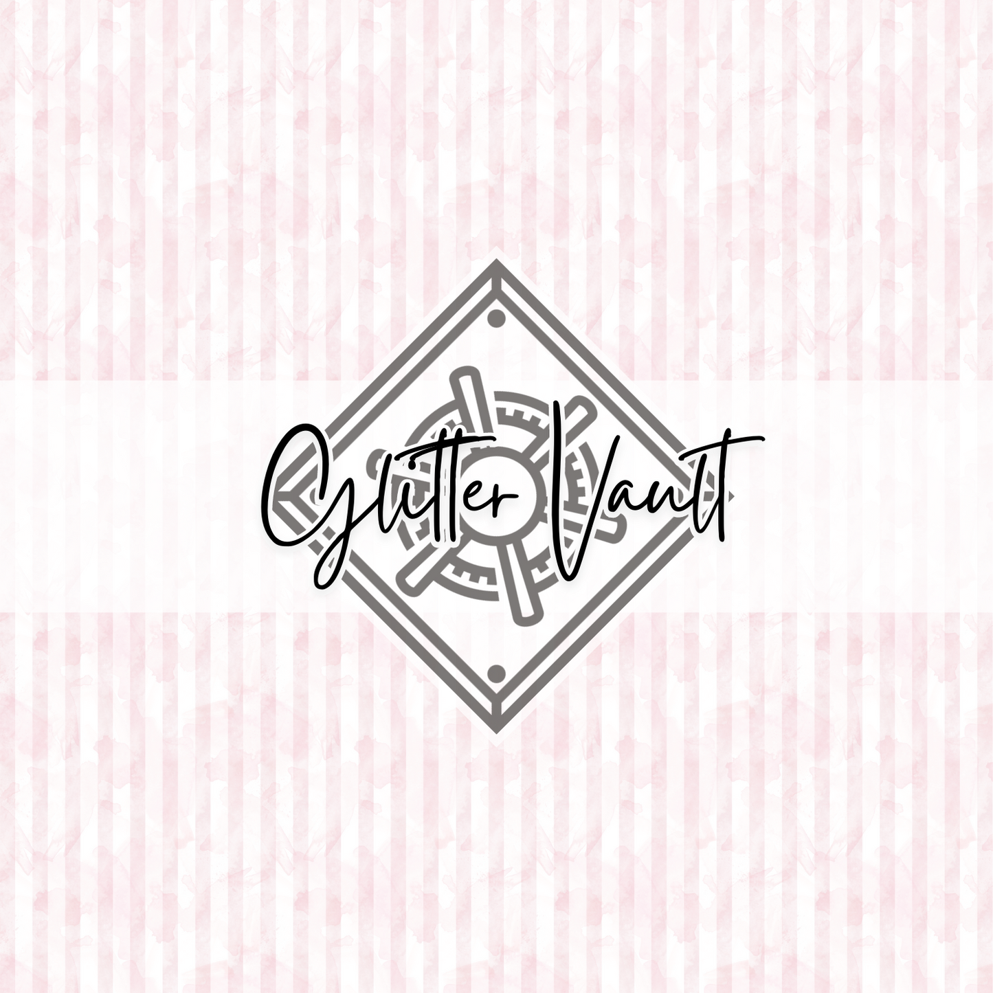 #7205 - Pastel Stripes Vinyl Print - Small