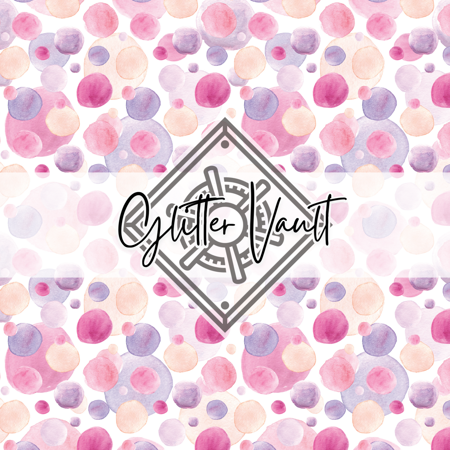 #7206 - Watercolour Bubbles Vinyl Print