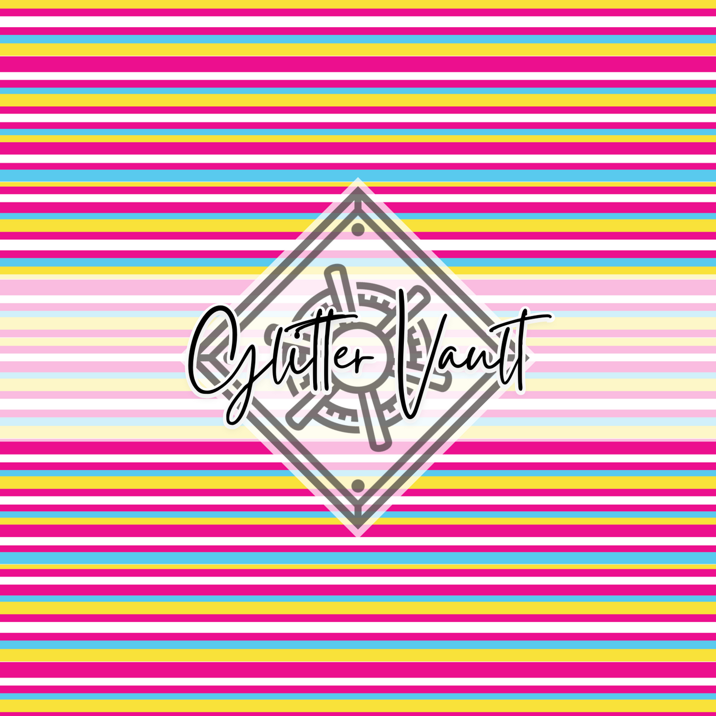 #7212 - Bright Stripes Vinyl Print