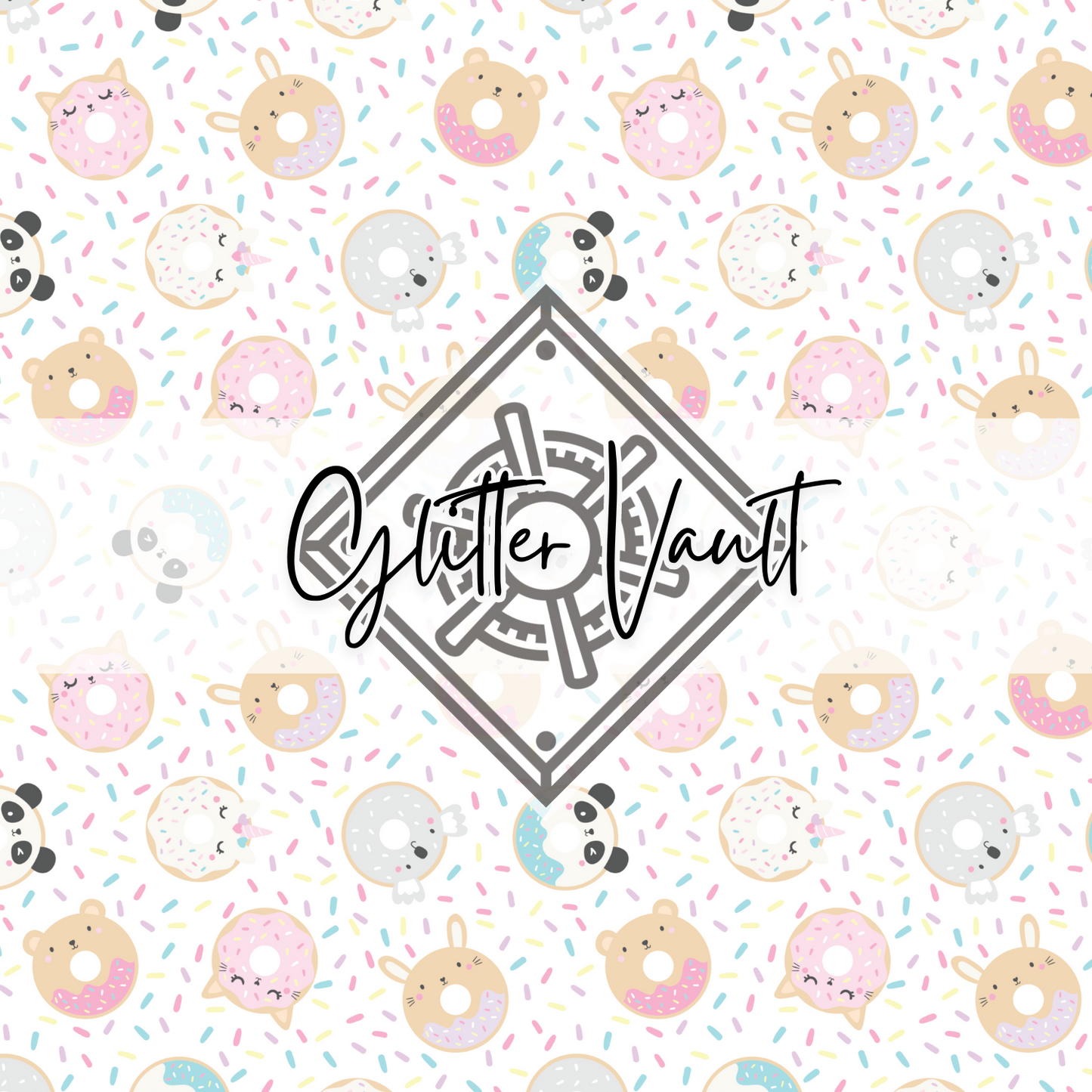 #7230 - Doughnutty - Sprinkles - Vinyl Print