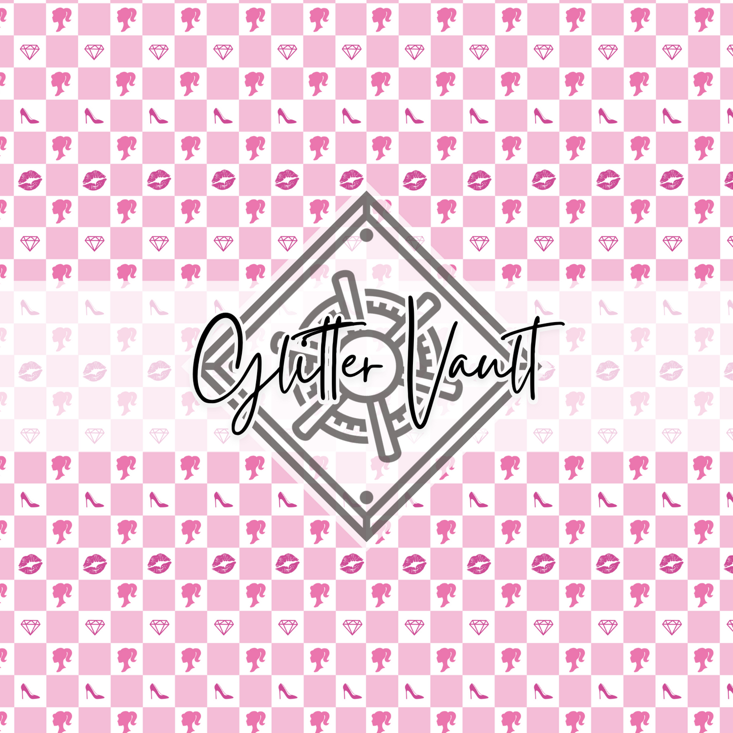#7236 - Barbie Land - Light Pink - Vinyl Print