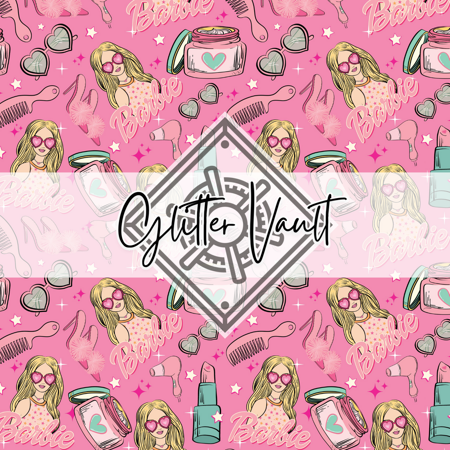 #7248 - Barbie Girl Vinyl Print - Large