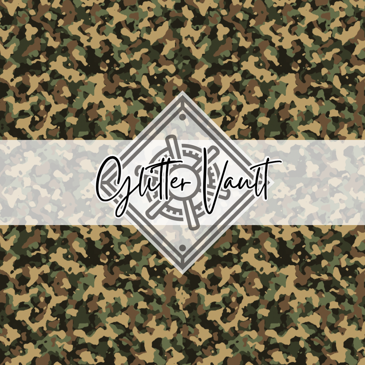 #9008 - Green Camo Vinyl Print