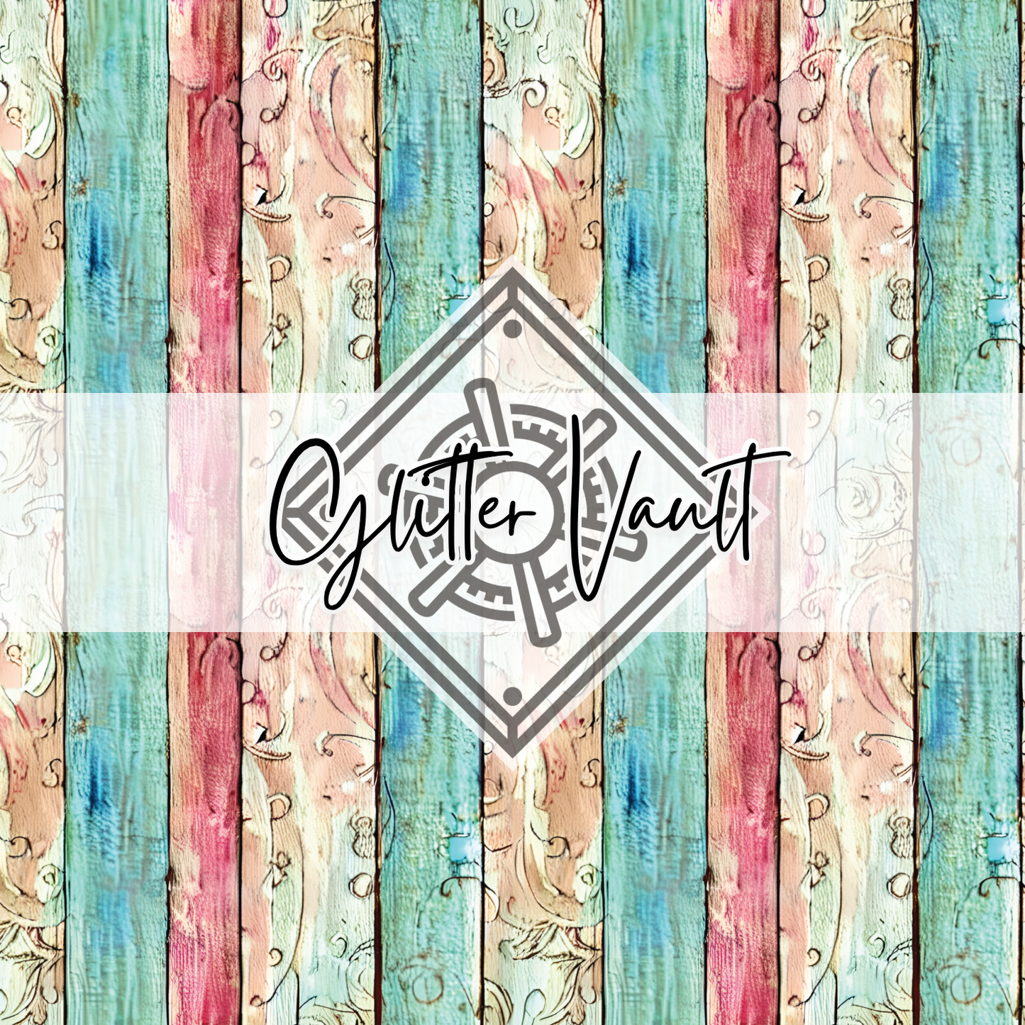 #9012 - Rustic Wood Vinyl Print - Large