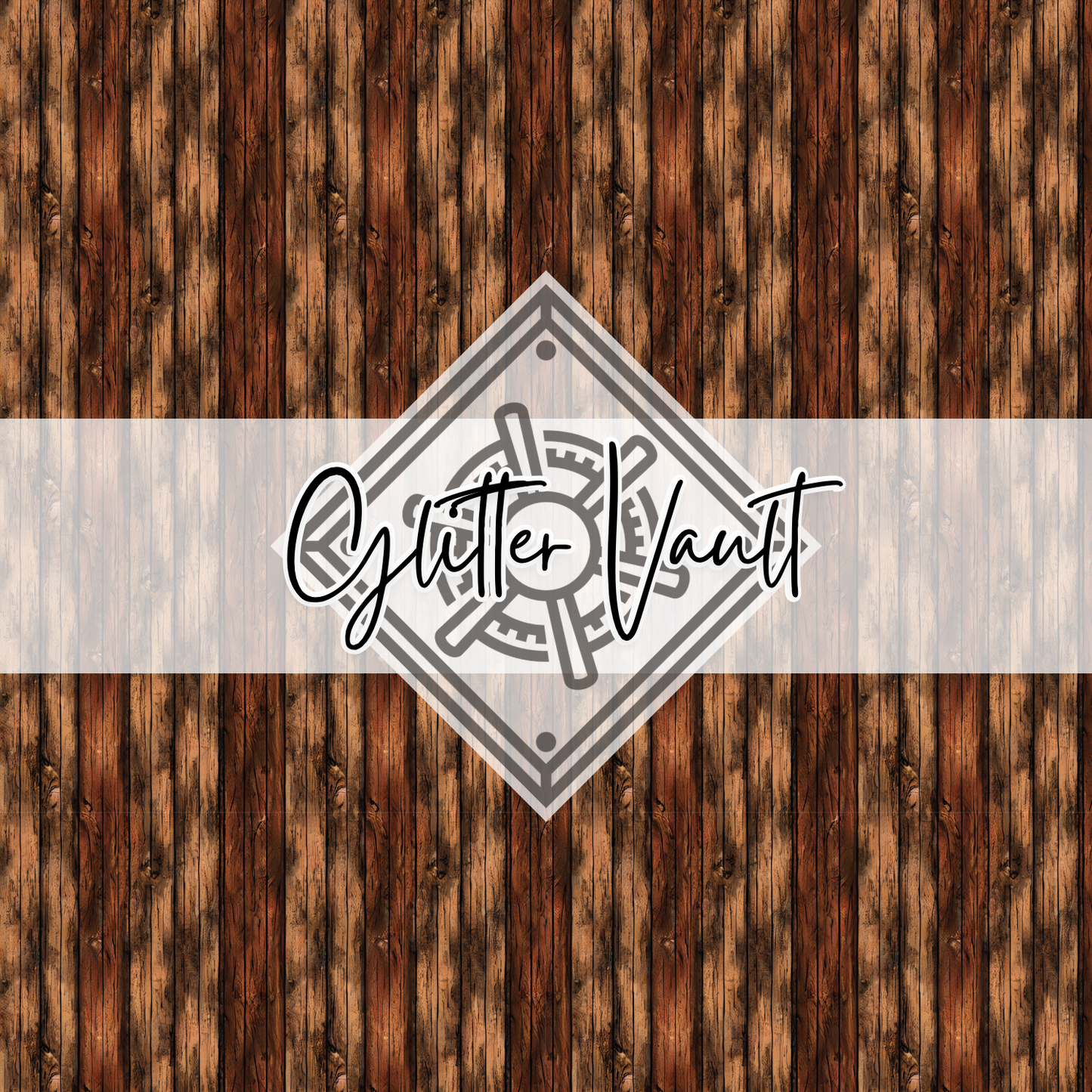 #9017 - Dark Wood Vinyl Print - Small