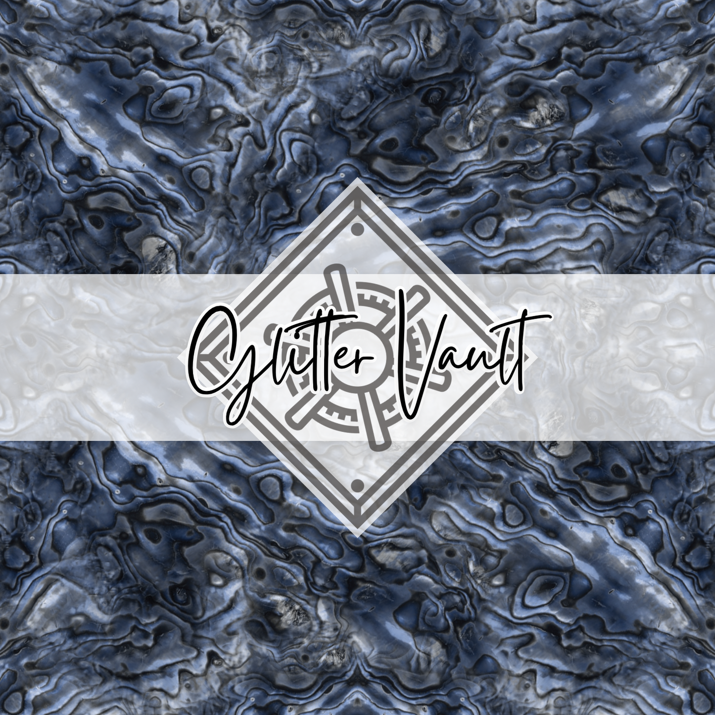 #9022 - Blue Paua Vinyl Print