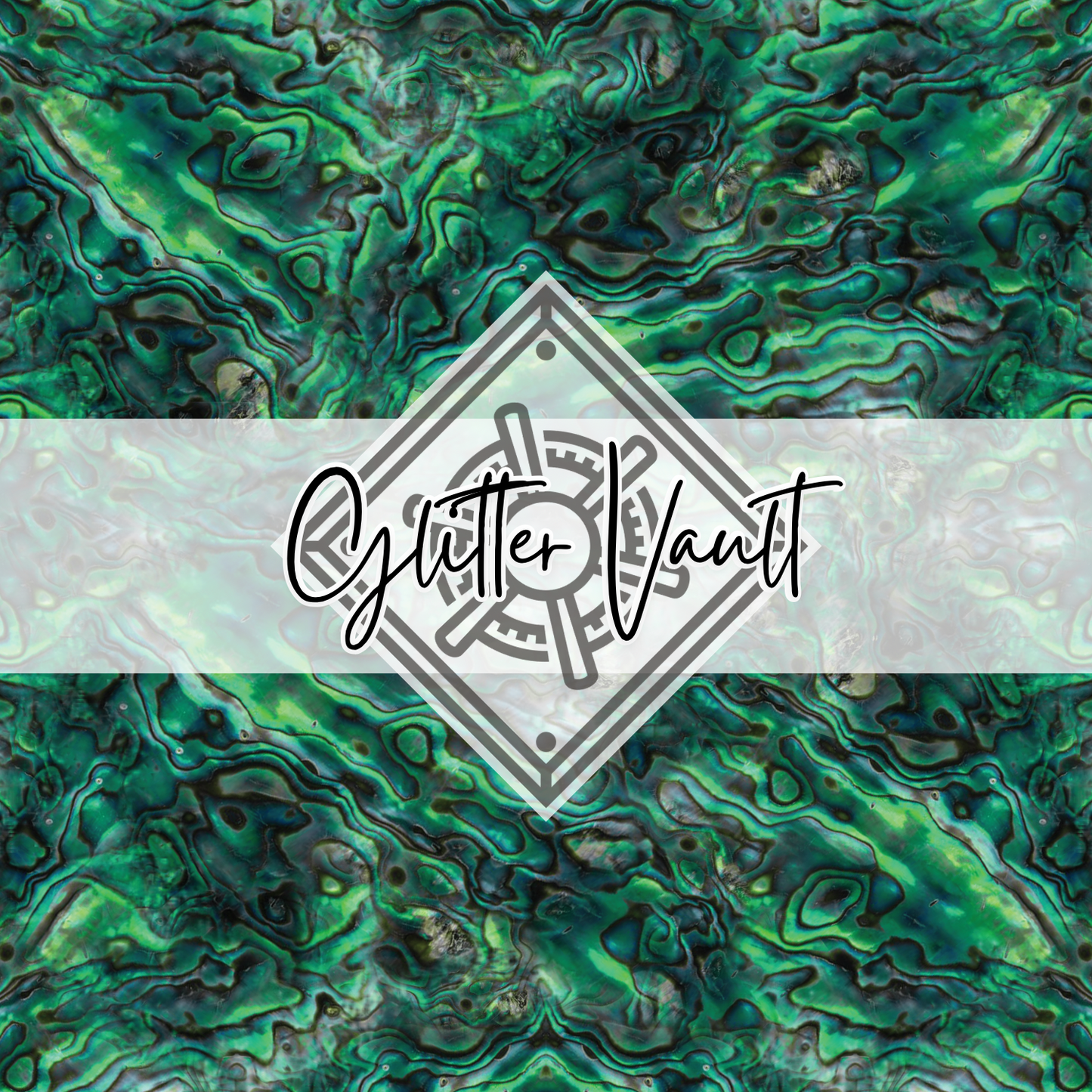 #9026 - Green Paua Vinyl Print