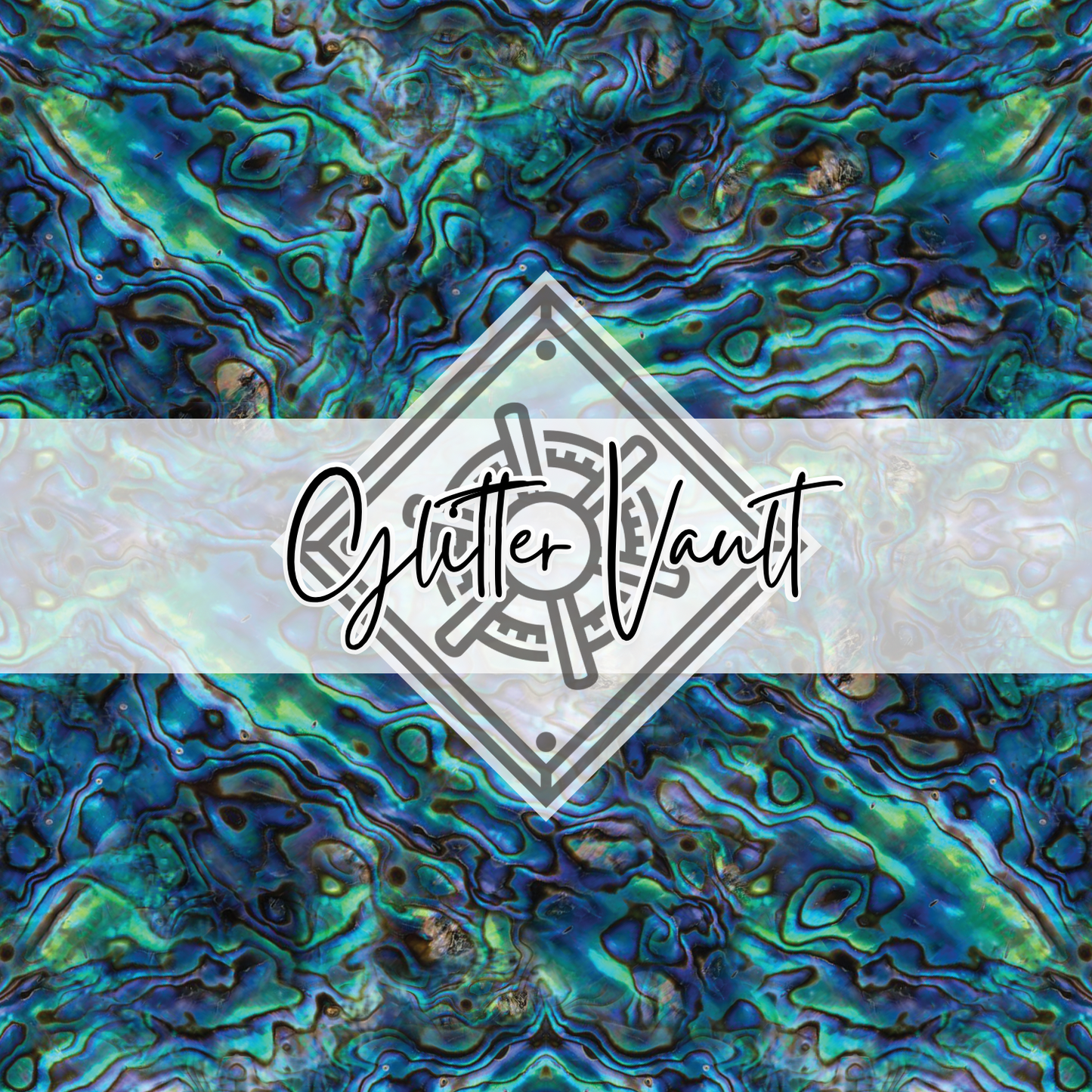 #9027 - Natural Paua Vinyl Print