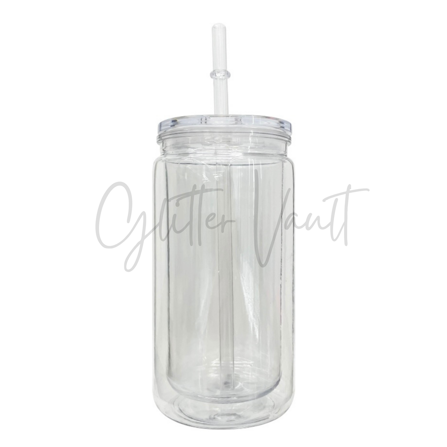16oz - 20oz Acrylic Snowglobe Tumblers