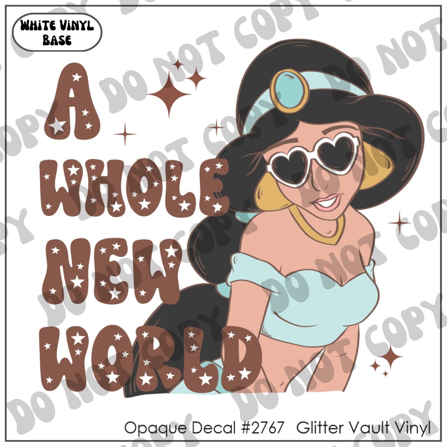 D# 2767 - A Whole New World - Opaque Decal