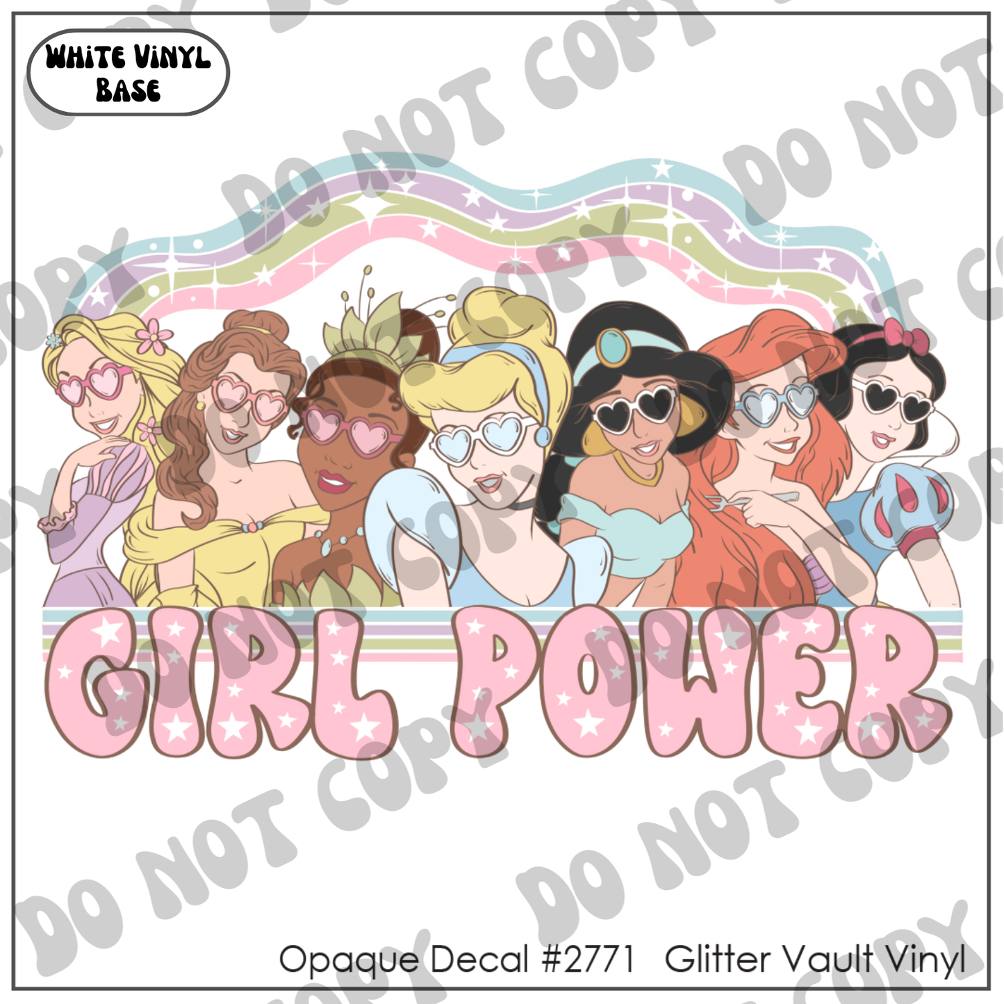 D# 2771 - Girl Power - Opaque Decal