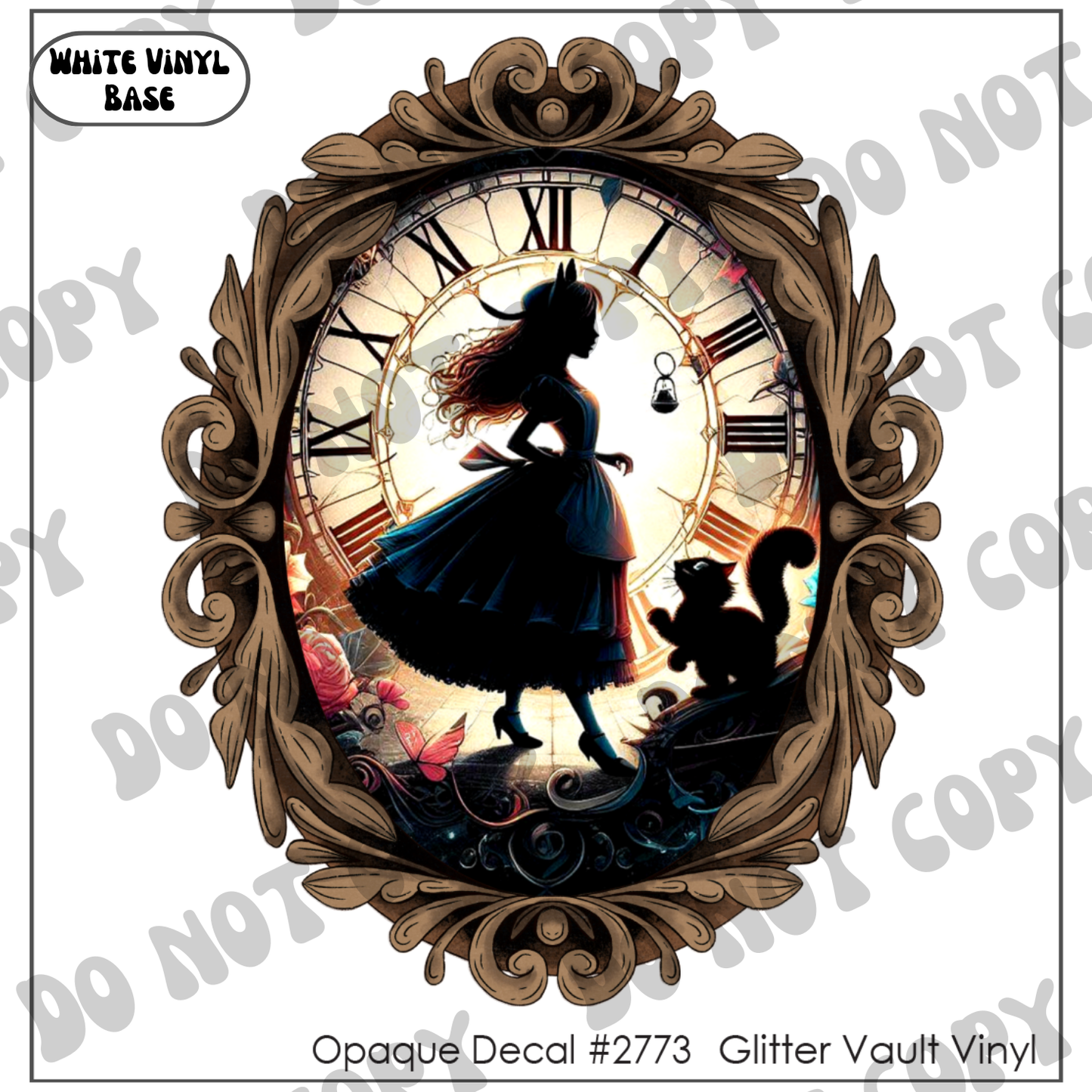 D# 2773 - Alice’s Clock - Opaque Decal