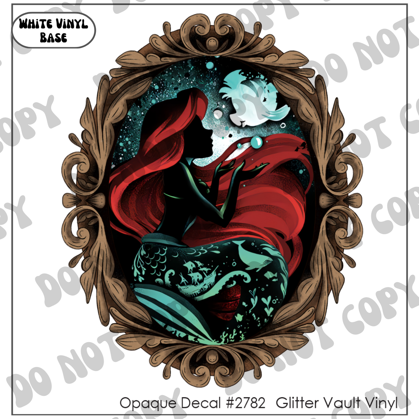 D# 2782 - Mermaid - Opaque Decal