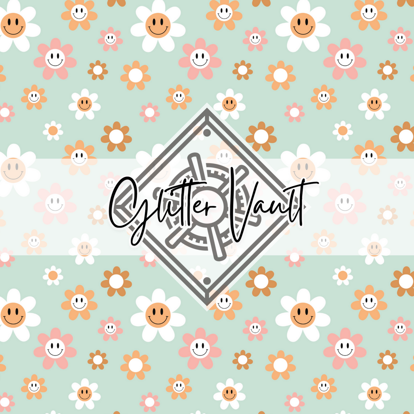 #1038 - Groovy Daisy Vinyl Print
